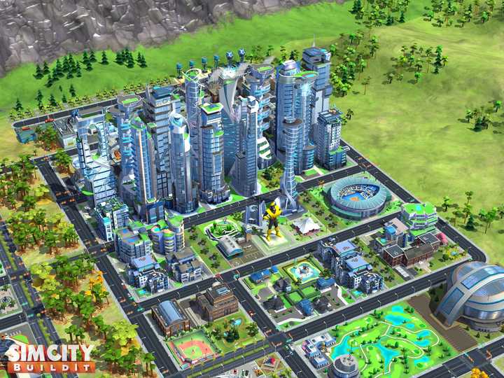 建筑师,规划师玩 simcity buildit(模拟城市建造)是种