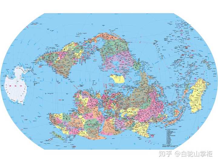 (感谢  @好晨 指正) 其中,南半球世界地图以南纬15°为中央纬线,以