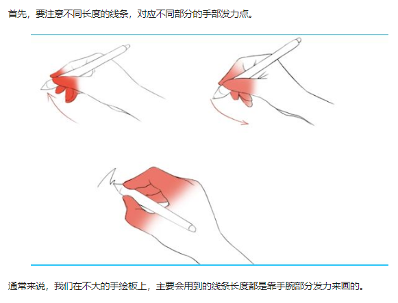 首先先从板绘的角度去说一下握笔姿势对画线条的影响,和需要注意一些