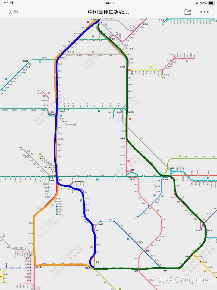 有哪些起始终到站完全一致而路径完全不同的旅客列车 知乎