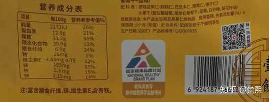 此外,也正因为坚果热量高,我们猜测小黄袋的热量应该不会太低.