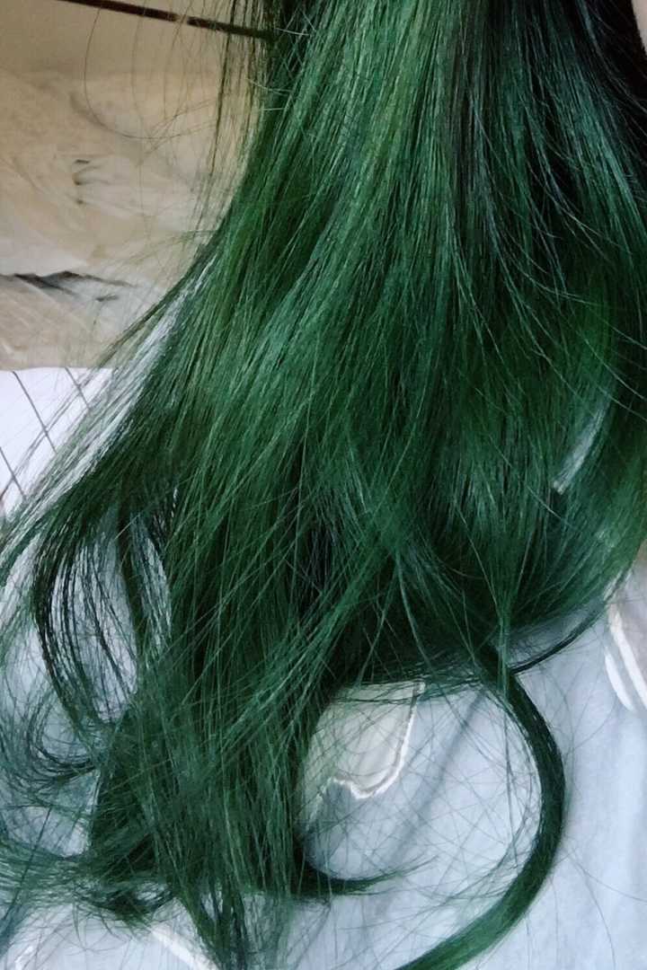 头发染成绿色是怎样一种体验?