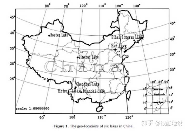 中国经纬度位置地图图片