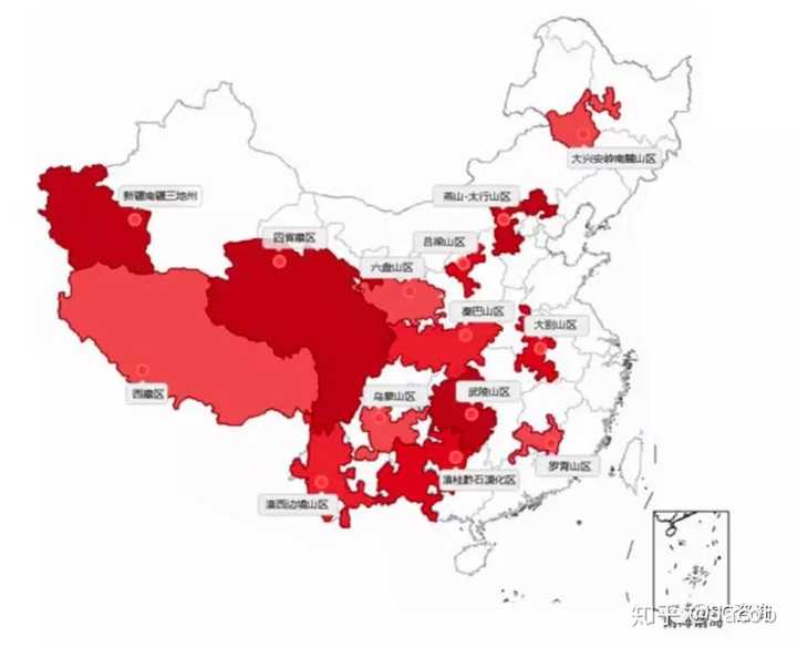 全国14个连片特困地区仍是企业巨大的战略机遇所在