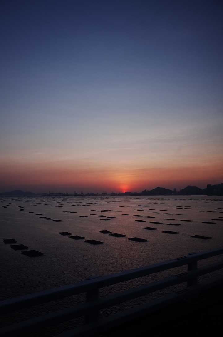 深圳湾夕阳