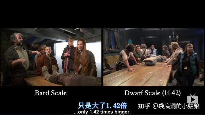 电影指环王里面霍比特人的身高是怎么用特效制作出来的?