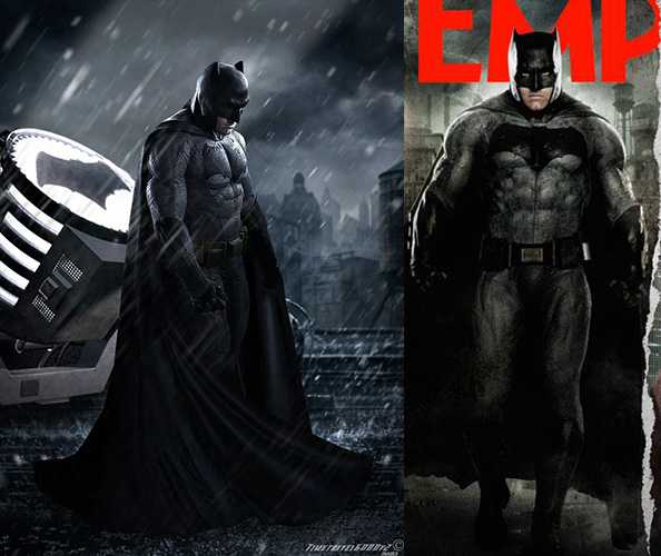 电影—《蝙蝠侠大战超人》中蝙蝠侠的造型