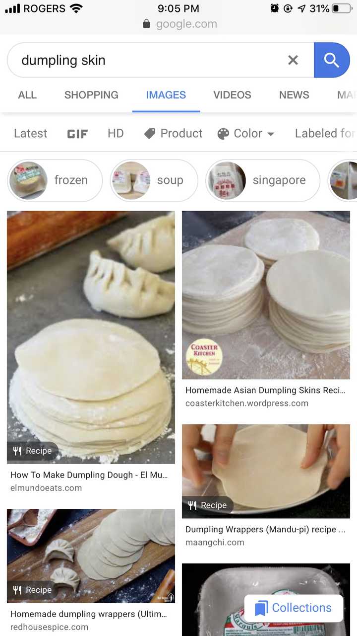 dumpling wrappers 或 dumpling skins