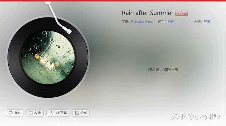 谢邀~~~ rain after summer 羽肿的,羽肿其他的一些纯音乐也很好听