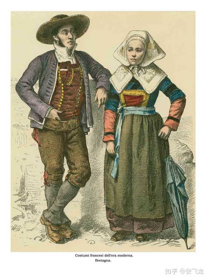 英格兰人和法兰西人有民族服装的概念吗?