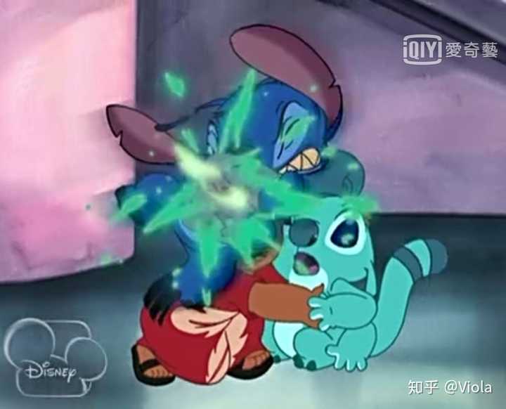 史迪奇帮莉萝当子弹,反正我是很心疼