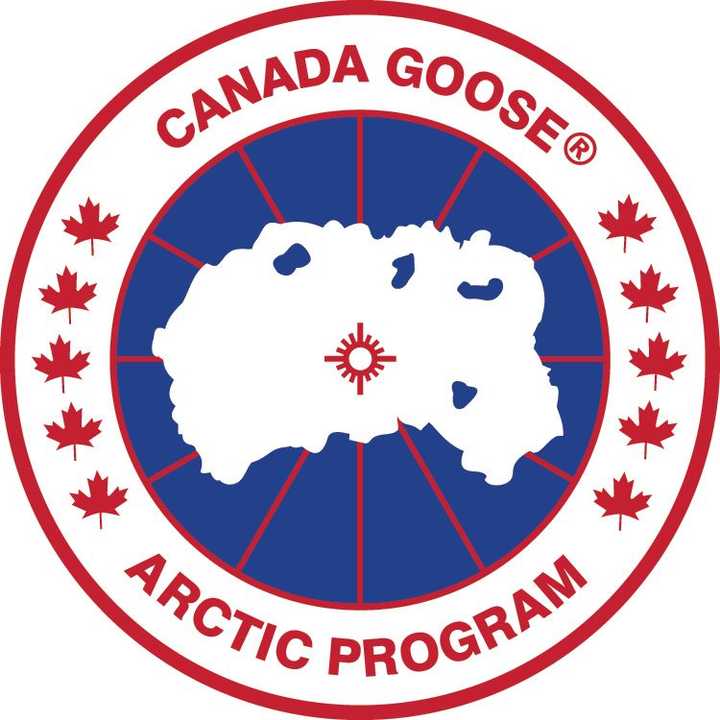请问加拿大大鹅的logo是哪个地方的地图?
