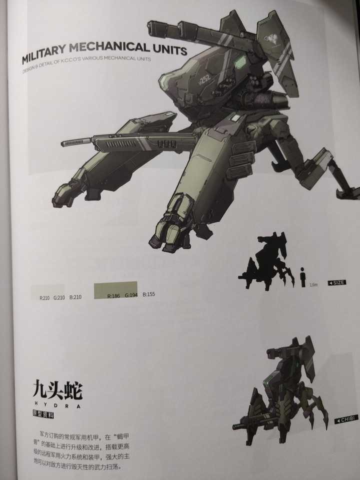 :平台式自动机械(图为军方机械,九头蛇与帕拉斯的白高达,巨剑士)