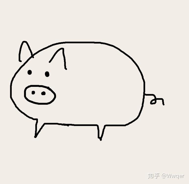 你可以给我画一只猪吗?