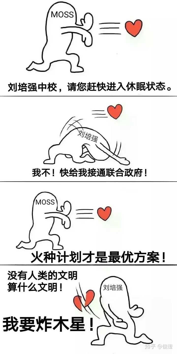 如何看待流浪地球衍生的 莫强求 这对cp?