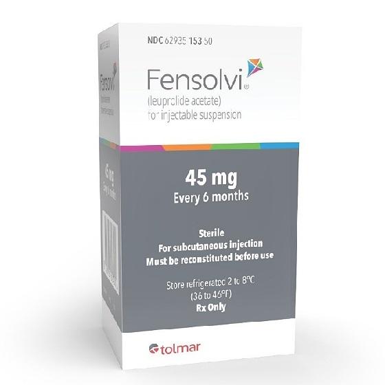 新药|fensolvi(亮丙瑞林)美国获批治疗中枢性性早熟儿科患者(cpp)