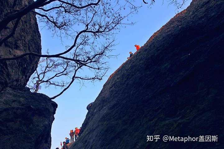 宝石山的一线天