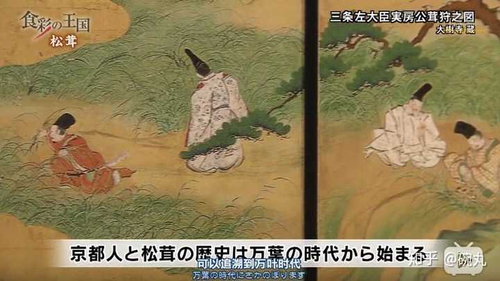 在奈良时代和平安时代,贵族与僧侣还会在秋季饶有兴趣地去山中采撷