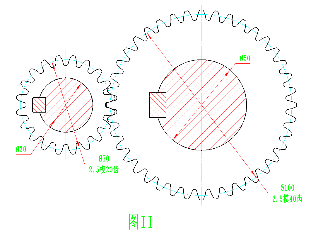 齿轮传动:已知转速和传动比,可以求出齿轮的分度圆吗?