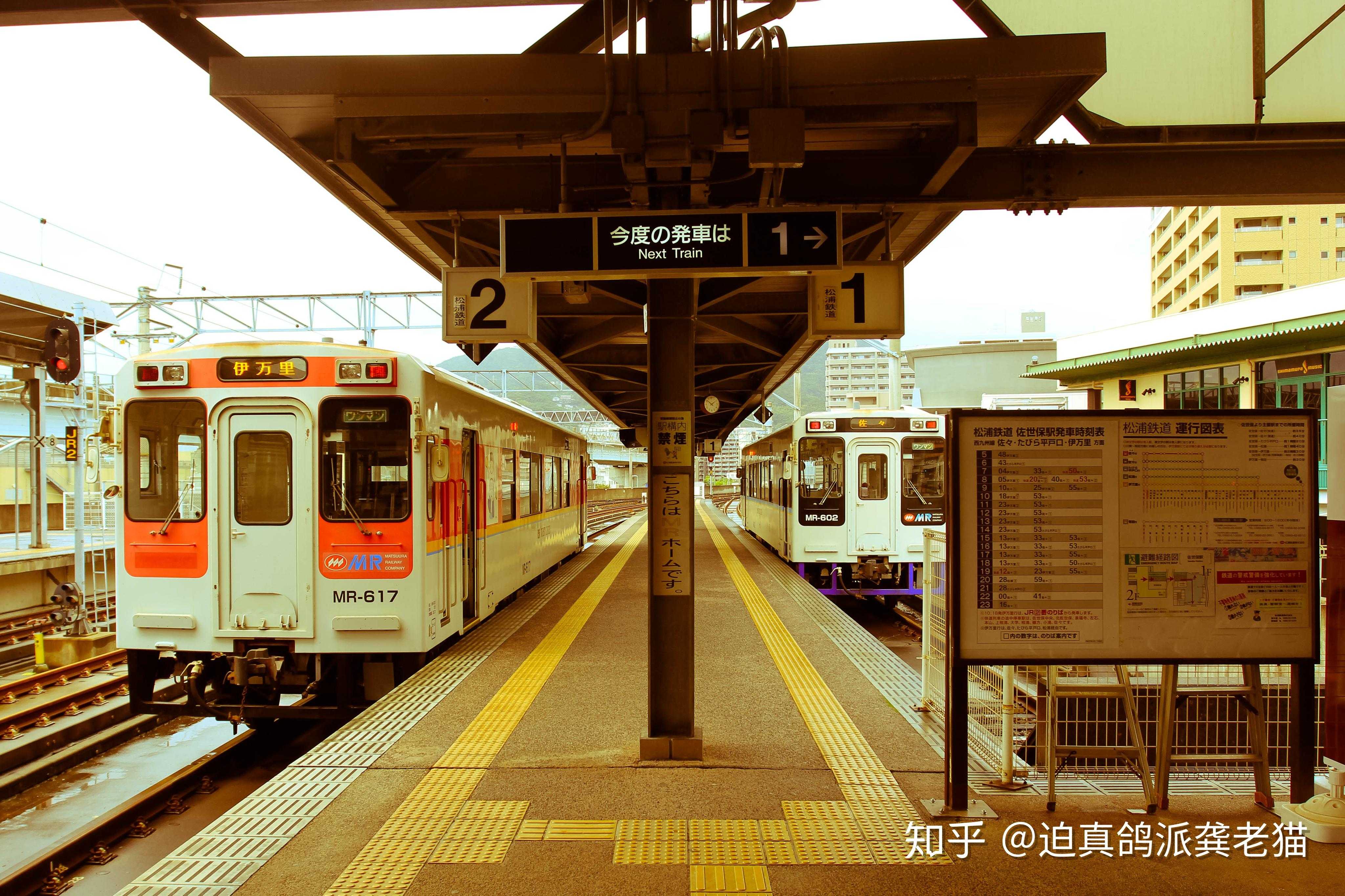 滤镜万岁···据说是日本最西边的电车,反正做起来跟公交似的,非要说