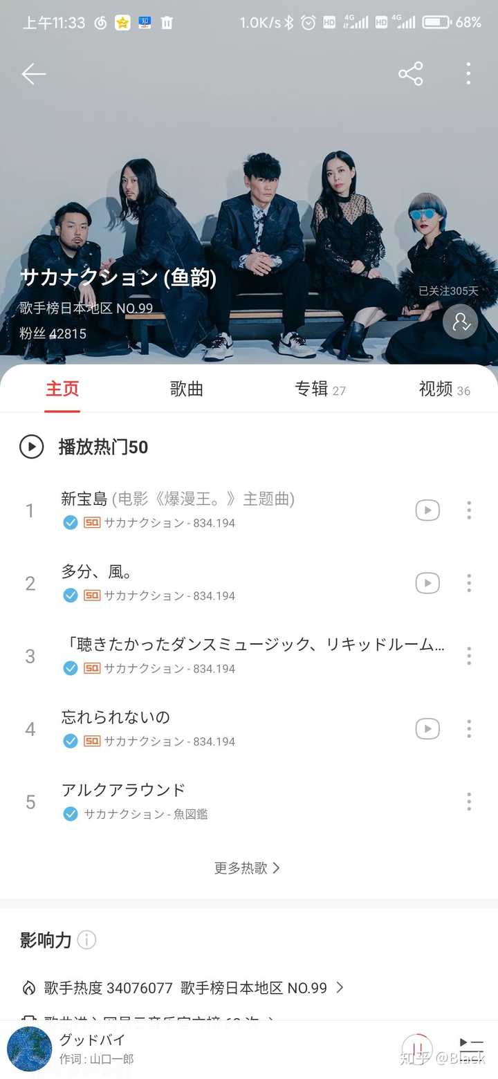 但下面一排下去全是鱼韵的歌呢,当时迷上这个乐队,几乎没有听过其他