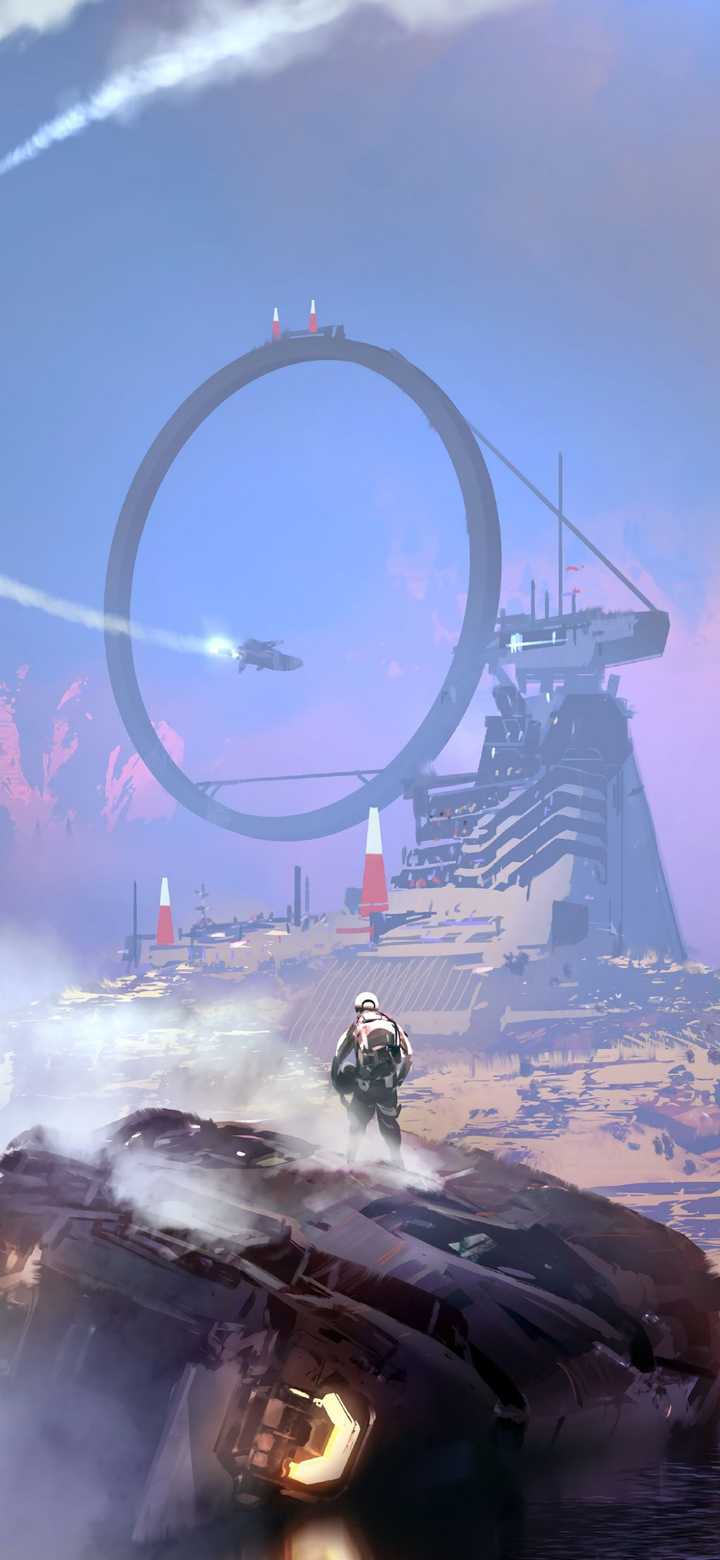 有宇宙无敌超级好看的全面屏壁纸嘛!(喜欢天空日系类的)?