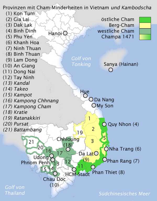 越南攻占占婆以后,当地文化/民族经历了怎样的变化过程?