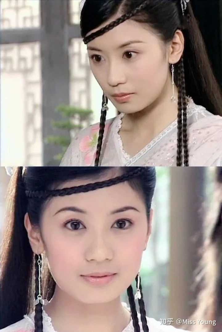 在她之前,很多人心中的"第一美人"是贾静雯,不得不说赵敏角色的光环