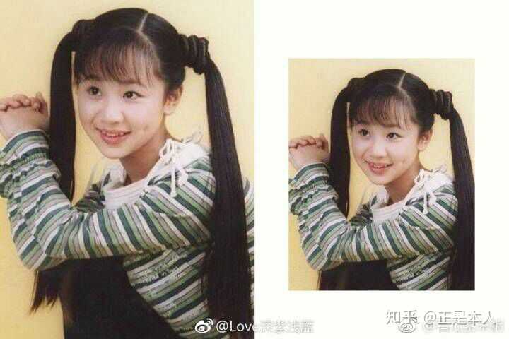 附赠从微博上搜集来的小时候的紫妹.以后好想生一个和紫妹一样可