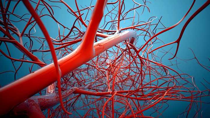 图3. 毛细血管网模型