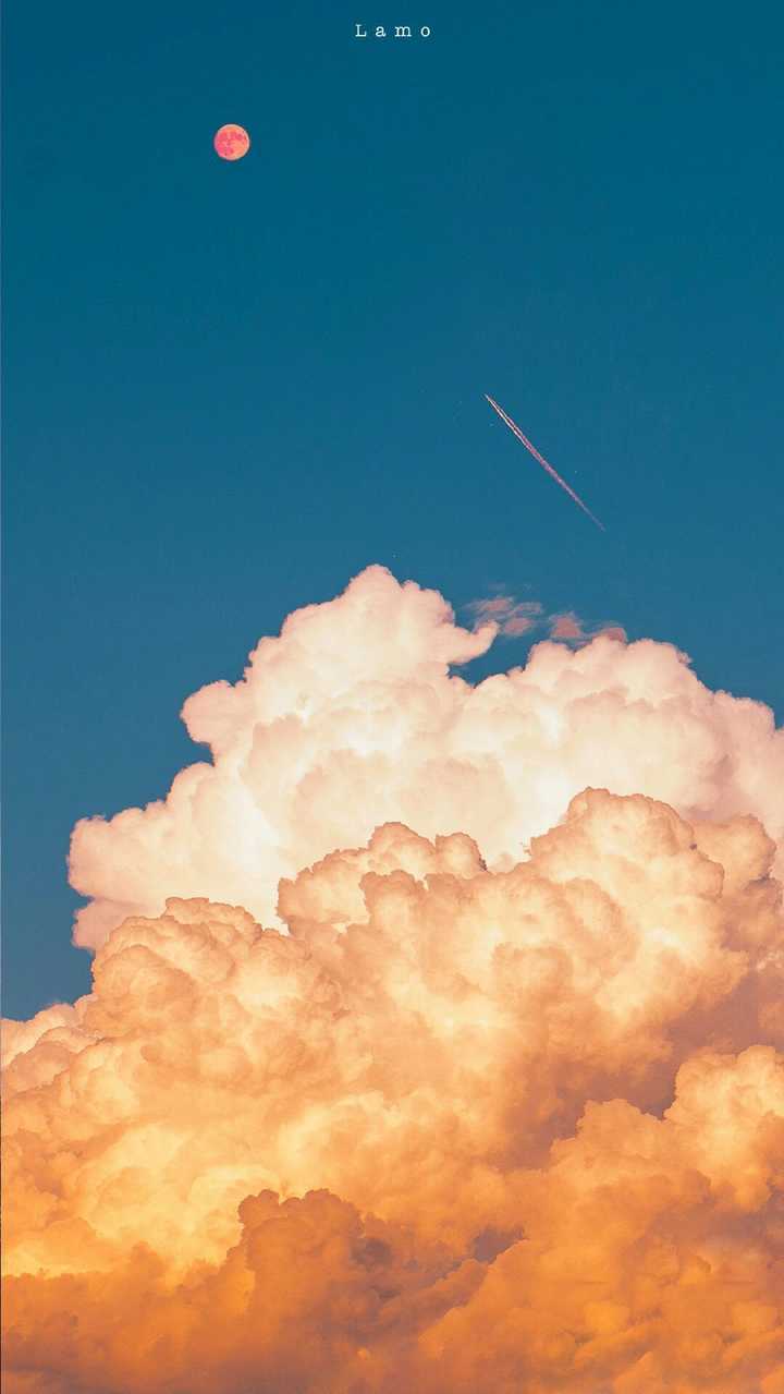 天空背景图蓝色系,谁有嘿?