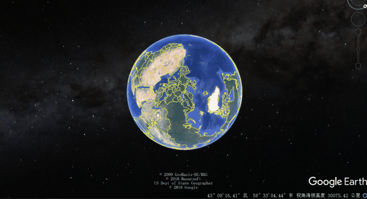 谷歌地球中文版官方下载版结合卫星图片,地图,以及强大的google搜索