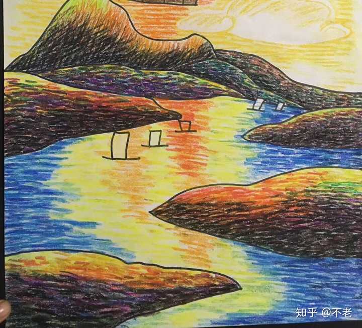 画别的类型也可以,我学习的技巧一般都是临摹梵高,莫奈的作品,或者
