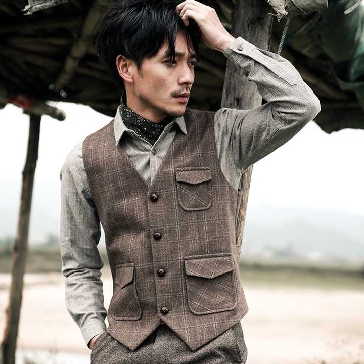 男生应该怎么搭配复古风的衣装?