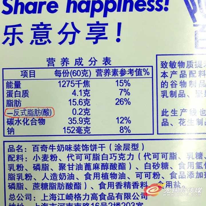 为什么饼干营养成分表营养素占比值加起来不是100%?