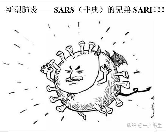 新型肺炎—— sars(非典)的兄弟sari!