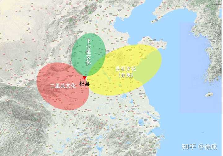 我们来简短回顾一下商和东夷的关系 在夏代晚期,二里头文化(晚夏),下