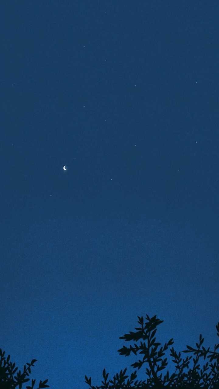 有哪些好看的关于星星月亮的壁纸?