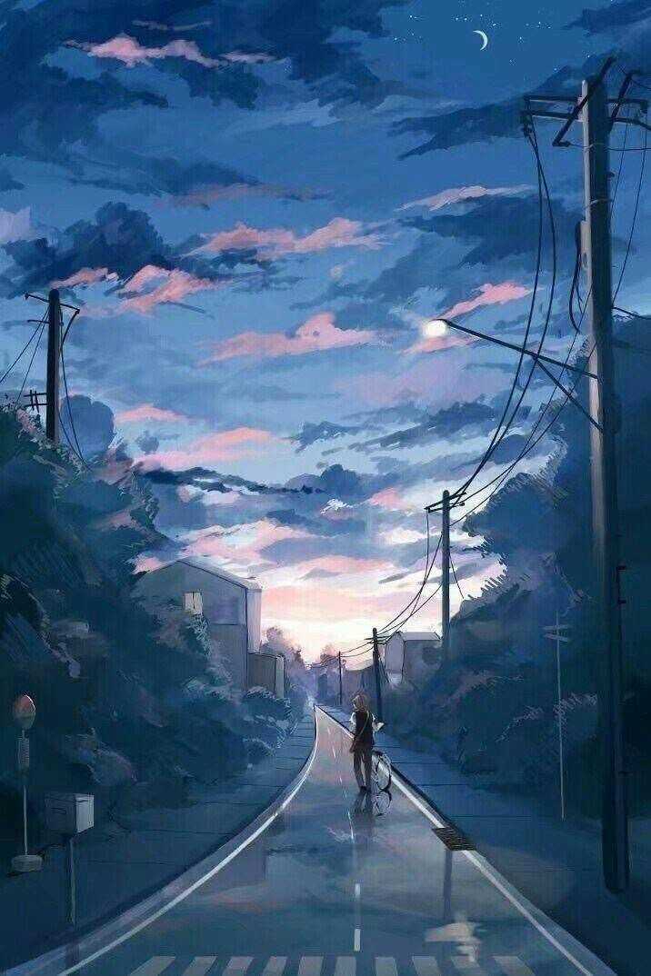 有好看的电脑壁纸吗,最好是动漫的风景图?