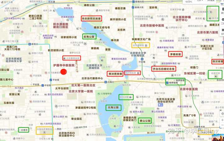 北京护国寺旁边有什么景点?