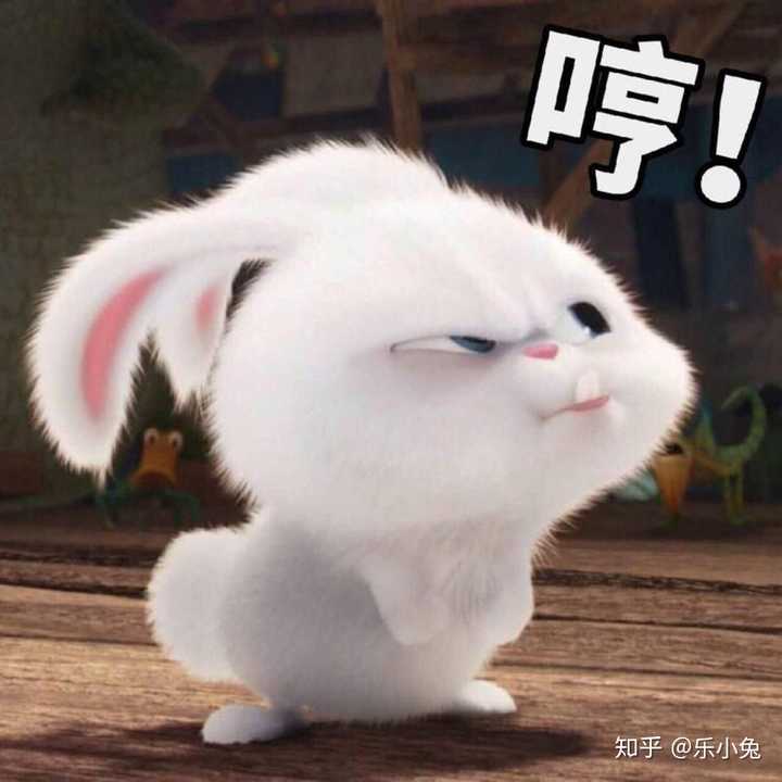 问问大家有什么可爱的兔兔的表情包嘛?