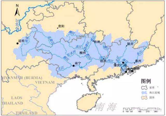 海南省属于珠江流域的下游地区吗?