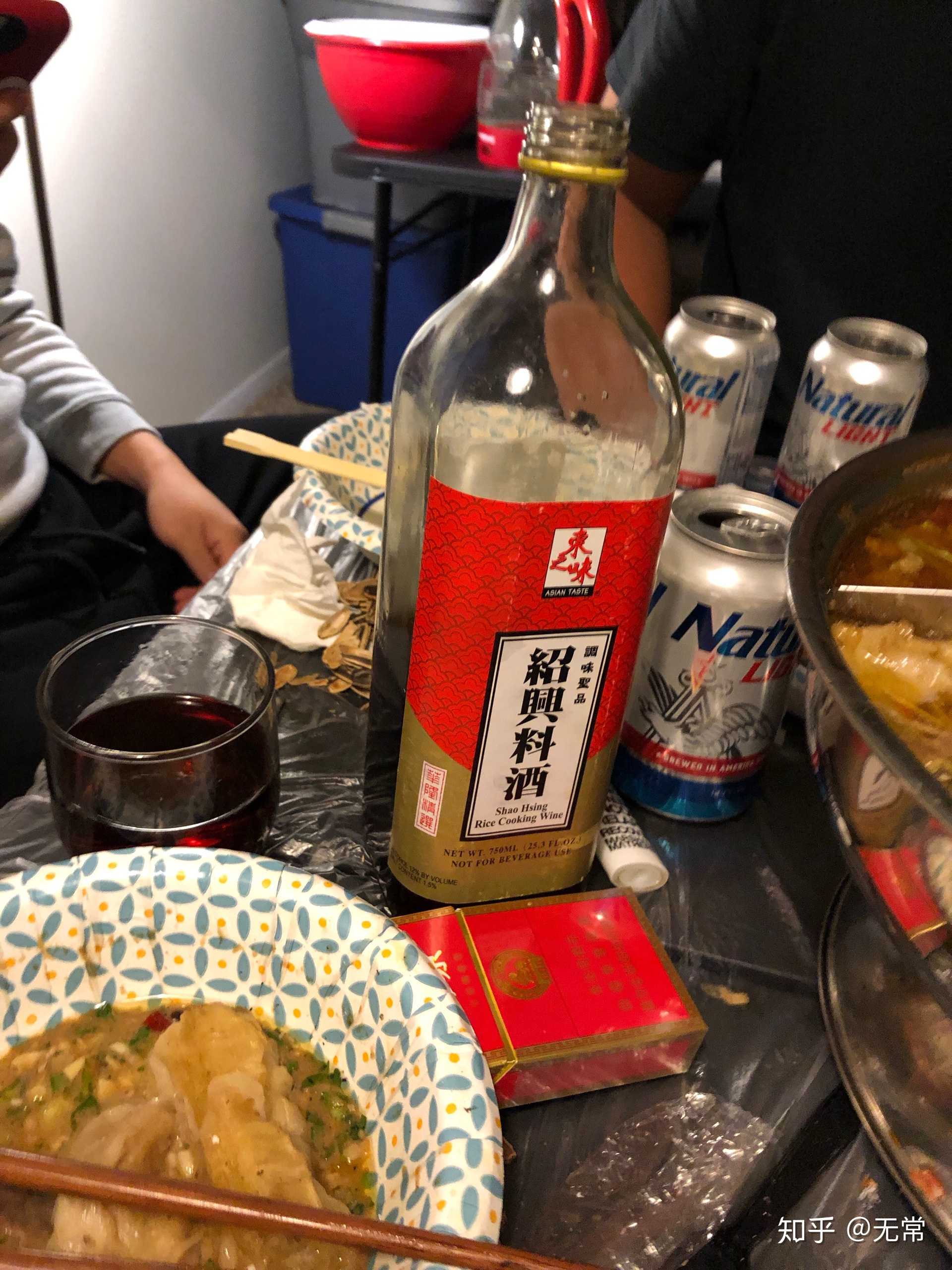 过了这么多年第一次见,喝开了喝料酒.