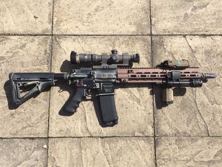 分辨ar步枪与hk416步枪?
