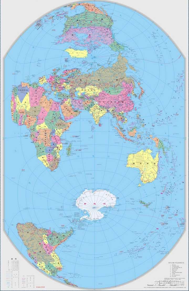 世界地图可不仅仅只有墨卡托这一种表达方式呀 目前由于卫星发射和