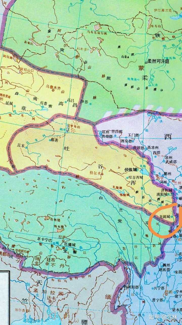 能和天际省龙临堡相提并论的地名是什么 答:吐谷浑龙涸城.