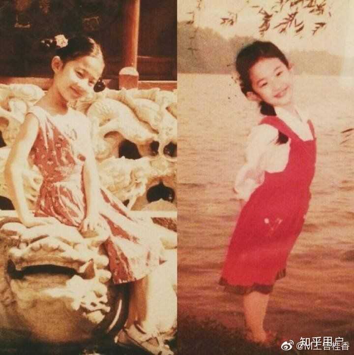 刘亦菲小时候