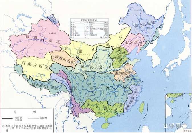 中国主要河流