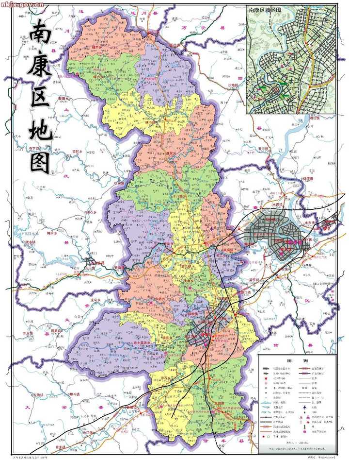 如何找到赣州市南康区的高清行区划地图