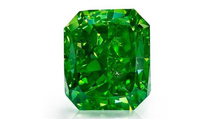 yellowish green,yellowishgreen 01ct 黄绿钻 八角形切割, fancy vivid yellowish-green 色级 艳彩黄